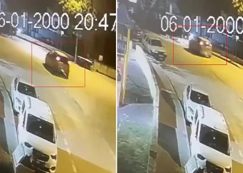 Bursa’da kontrolden çıkan araç park halindeki araçlara çarptı