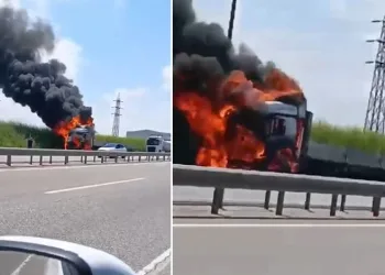 Bursa’da TIR alev topuna döndü