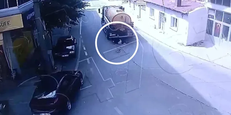 Tekirdağ’da vidanjör kadını ezdi