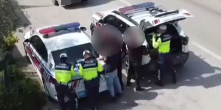 Bursa’da jandarmadan havadan ve karadan denetim