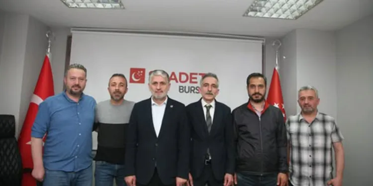 Çıraklık Mağdurları Saadeti Ziyaret Etti