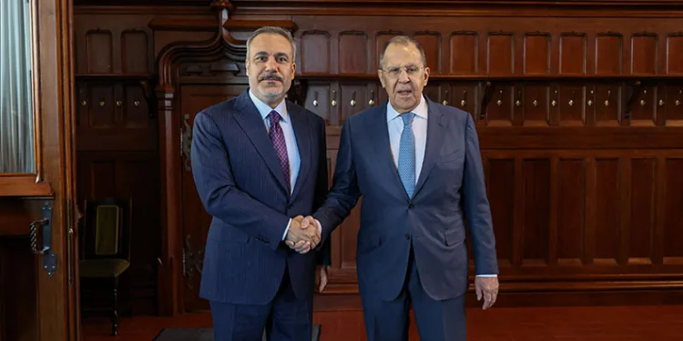 Bakan Fidan, Lavrov ile görüştü