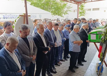 Motosikletle kazaya karışan muhtar son yolculuğuna uğurlandı