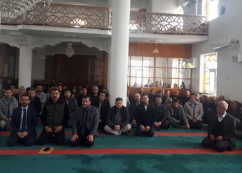 Orman yangınlara karşı cami cemaati bilgilendirildi