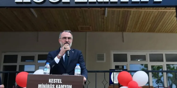 Kestel Minibüs Kooperatifi yeni yüzüyle hizmete açıldı