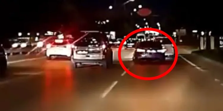 Bursa’da tehlikeli makas kamerada