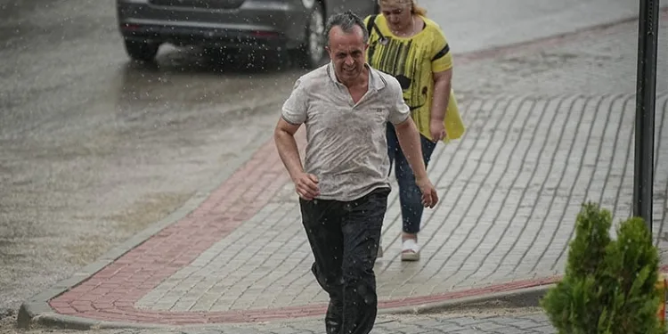 Bursa’da hava bir anda değişti