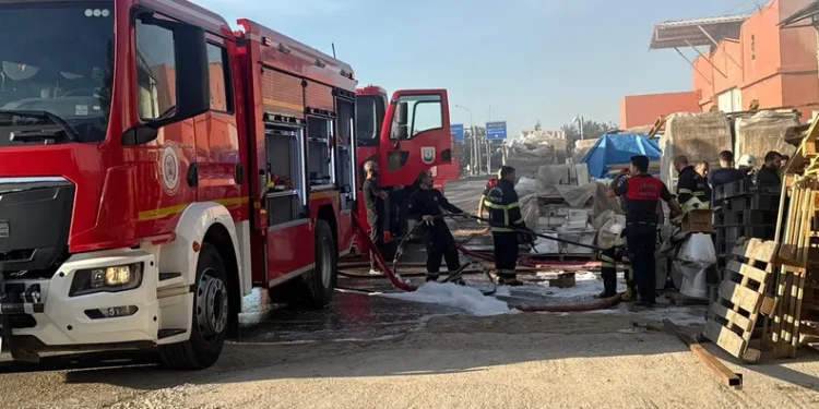 Mardin’de ekmek fırınında yangın