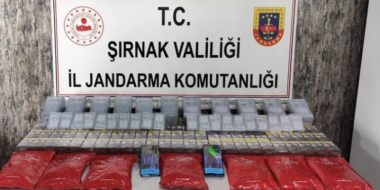 Şırnak’ta 3 milyon değerinde kaçak ürünler ele geçirildi