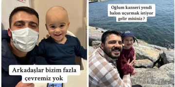 Kanseri yenen minik kahraman balon uçurmak istiyor