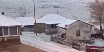Balahor Yaylası’nda kar süprizi