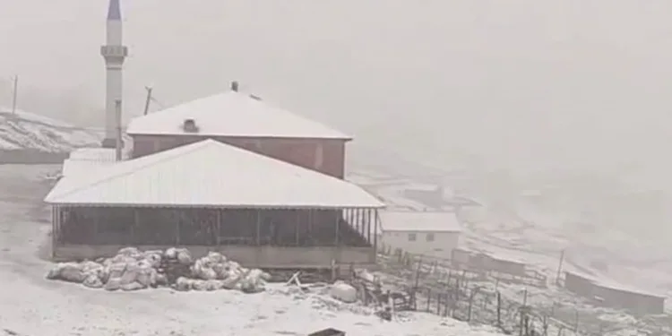 Doğu Karadeniz yaylalarında kış bitmiyor