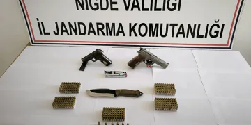Niğde’de ruhsatsız silah operasyonu: 1 Gözaltı