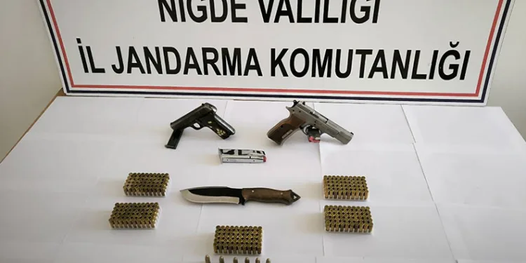Niğde’de ruhsatsız silah operasyonu: 1 Gözaltı