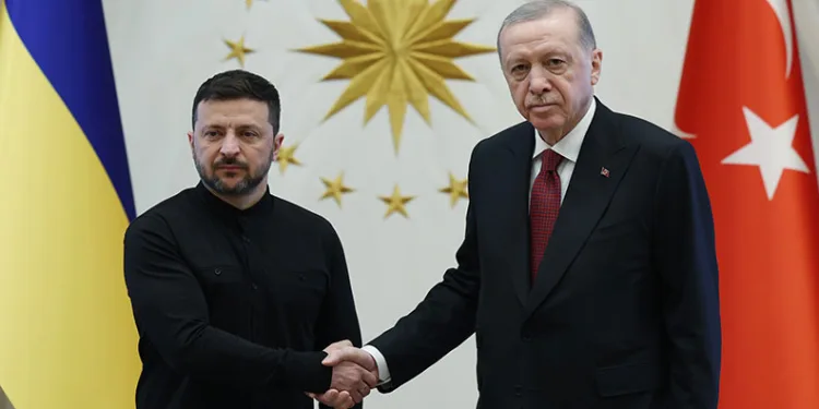 Cumhurbaşkanı Erdoğan, Zelenskiy ile görüştü