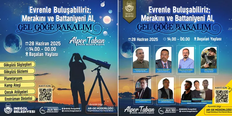İnegöl Belediyesi’nden gökyüzü tutkunlarına davet