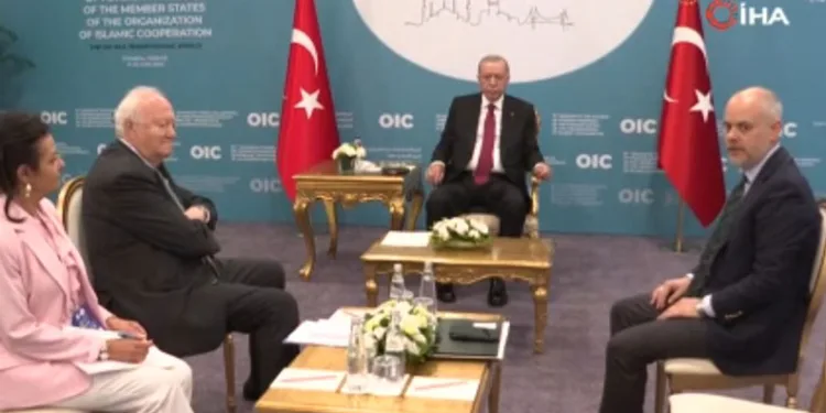 Cumhurbaşkanı Erdoğan, Miguel Angel Moratinos’u kabul etti