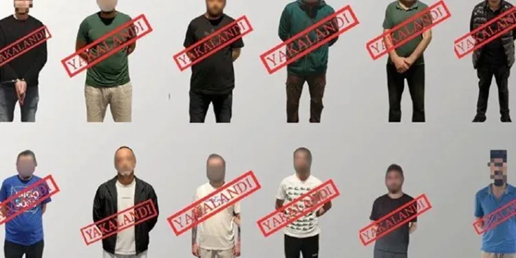 Ulusal seviye ve kırmızı bültenle aranan 12 kişi yakalandı