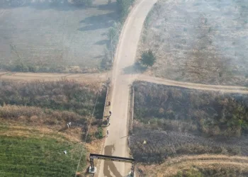 İnegöl’de otluk alanda çıkan yangın söndürüldü