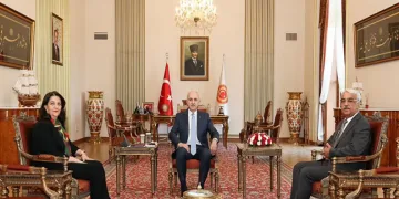 DEM Parti’den Numan Kurtulmuş’a ziyaret