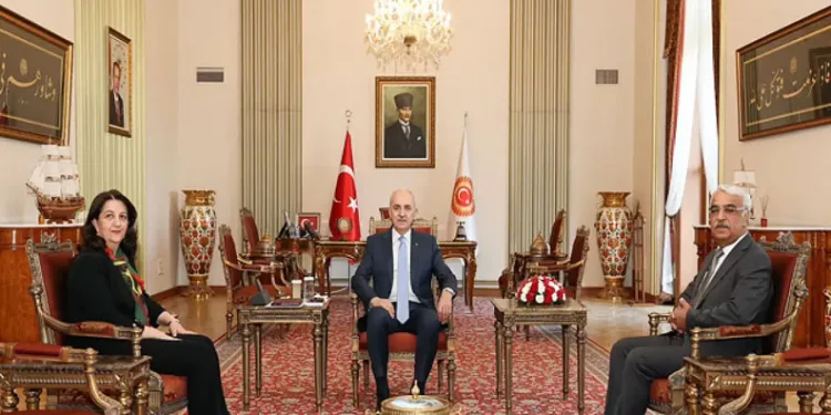 DEM Parti’den Numan Kurtulmuş’a ziyaret