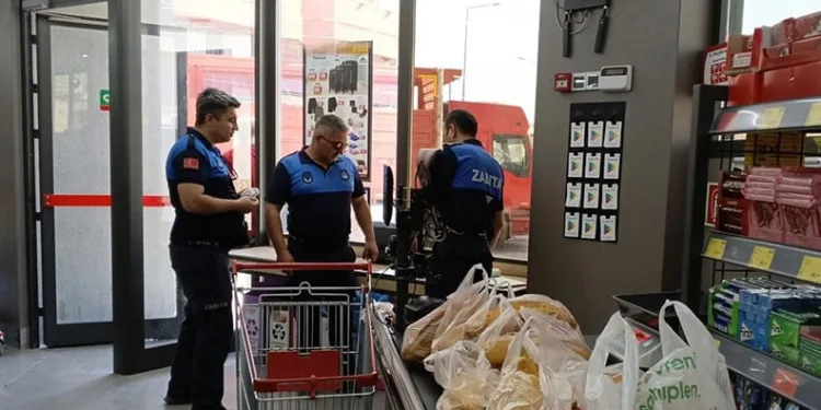 Markete eksik gramajlı ekmek cezası