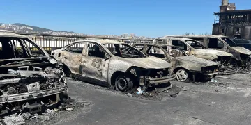 Buca Otokent’e sıçrayan orman yangında 25 araç kül oldu