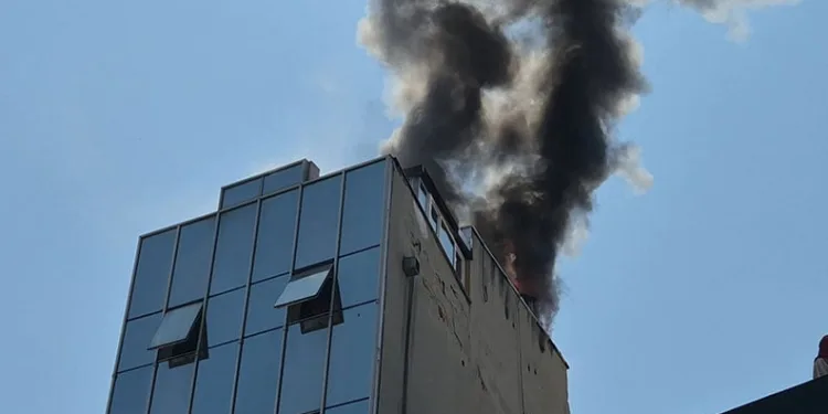 Tekirdağ’da 5 katlı pastane alev alev yandı