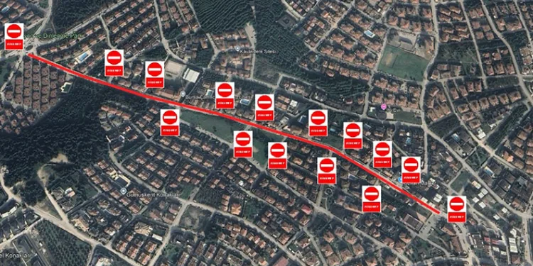 Bursa’da trafik düzenlemesi
