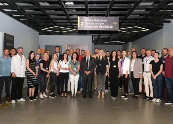 Nilüfer Belediyesi çalışanları bayramlaştı