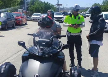 Bursa’da trafik ekipleri motosiklet denetimi yaptı