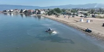 Bursa plajlarında sezon hazırlığı