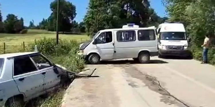 Samsun’da trafik kazası: 5 yaralı