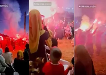 Bursa’da meşale 4 çocuğu yaktı