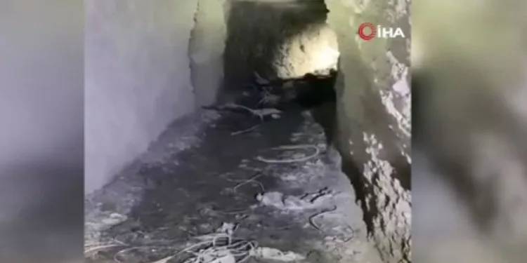Irak Kuzey’inde mağarada teröristlere ait malzeme ele geçirildi