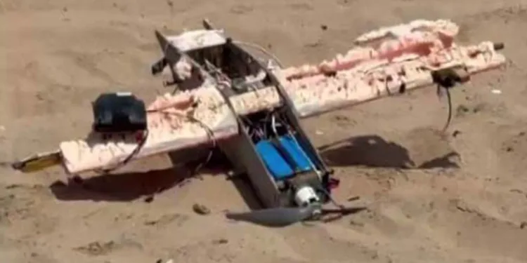 Şile denizinde kamikaze dronuna benzer cisim bulundu