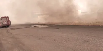 Gaziantep’teki anız yangını 10 saat sonra kontrol altına alındı