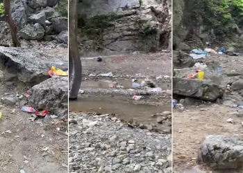 Narlıdere Şelalesi çöpüğe döndü