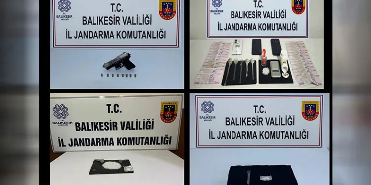 Balıkesir’de uyuşturucu operasyonu: 3 tutuklama