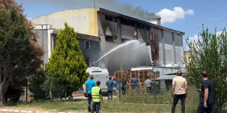 Tekirdağ’da kimya fabrikasında yangın