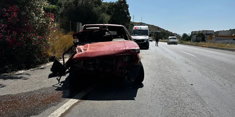 Milas’ta trafik kazası: 1 yaralı
