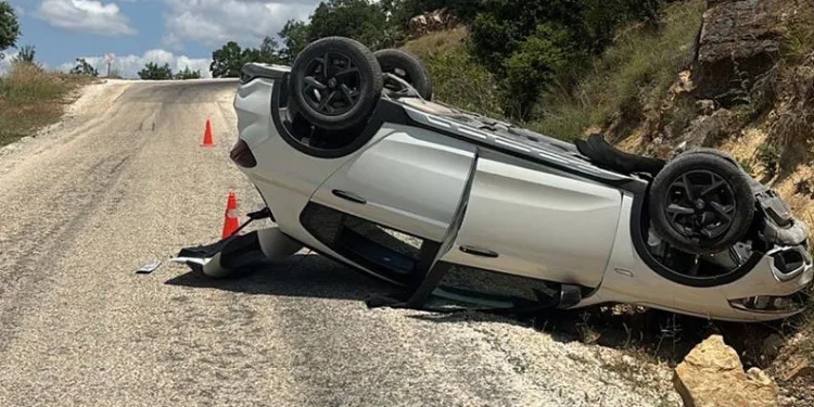 Bilecik’te meydana gelen trafik kazasında 2 kişi yaralandı