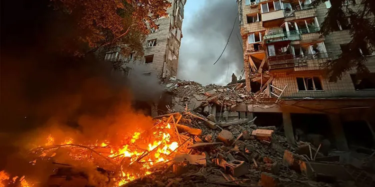 Rus ordusundan Ukrayna’nın başkenti Kiev’e saldırı: 14 ölü, 60 yaralı