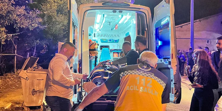 Bağını kopararak foseptik çukuruna düşen boğa kurtarıldı