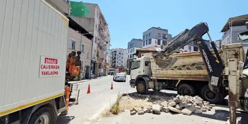 Mudanya’da alternatif yolda genişletme çalışmaları başladı