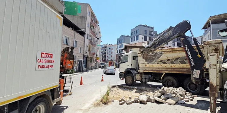 Mudanya’da alternatif yolda genişletme çalışmaları başladı