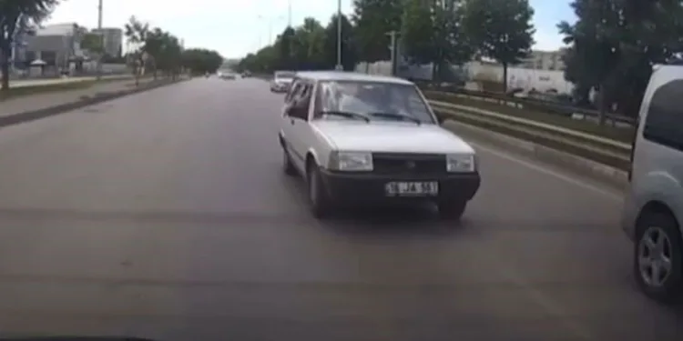Bursa’da kaza teğet geçti
