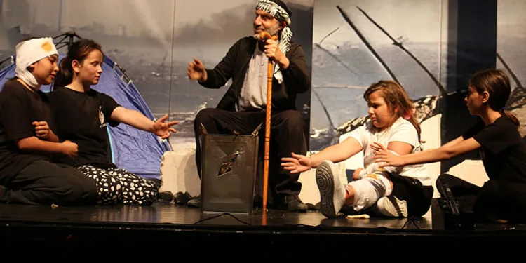 Gazze’nin çocukları sahnede