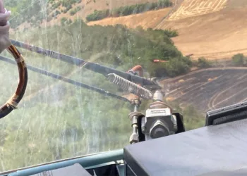 Yenişehir Orhaniye’de Tarla Yangını Kontrol Altına Alındı