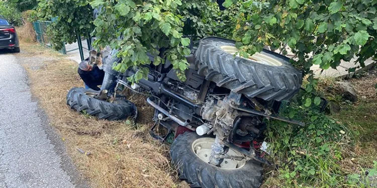 Kontrolden çıkan motosiklet devrildi: 1 ölü, 1 yaralı
